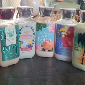 Bath and body works lotion set